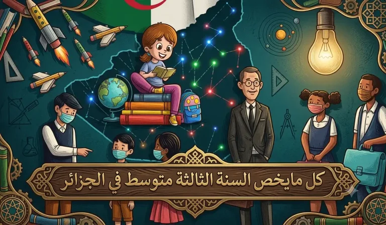 نظرة شاملة على السنة الثالثة متوسط في الجزائر